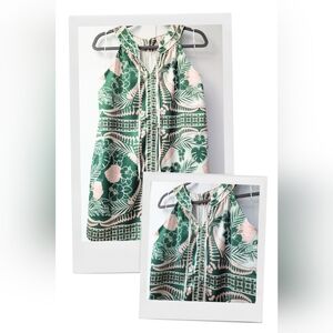 CIEBON, Stace Tropical Floral Romper, Size Large